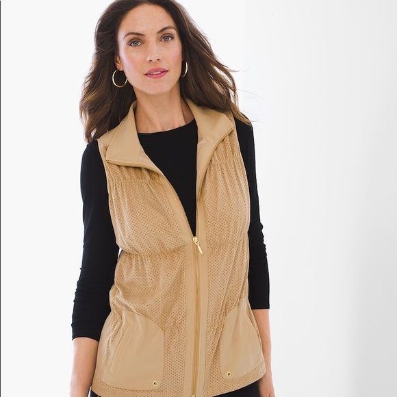 Zenergy by Chico’s Sage Perforated Vest - Picture 2 of 8